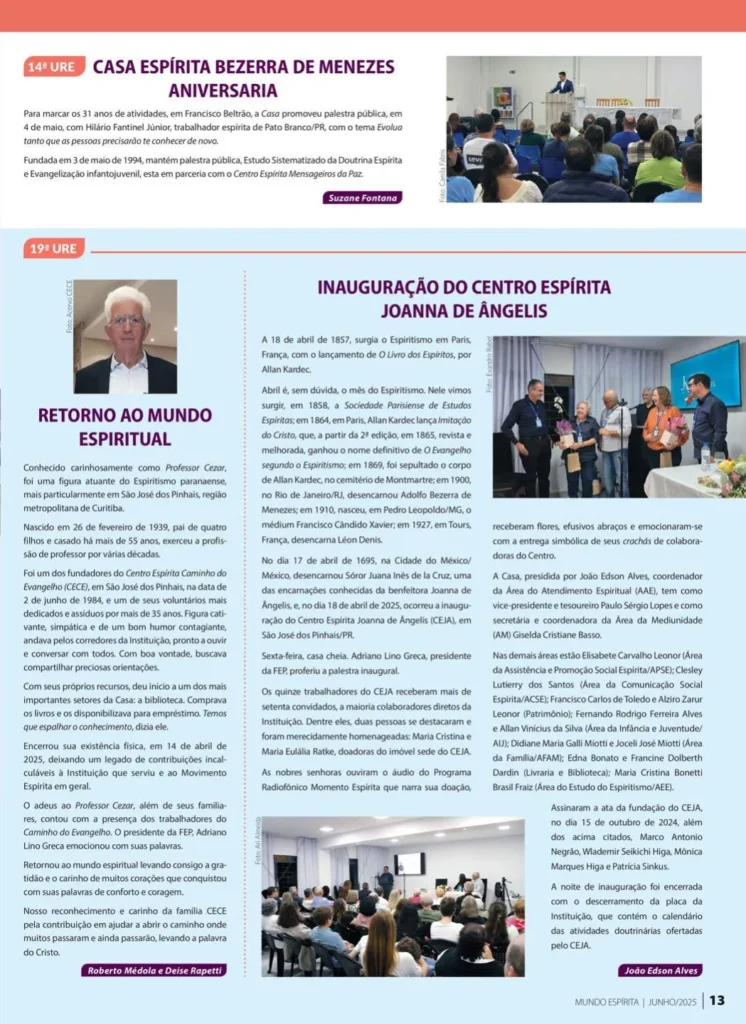 Nossa história - Centro Espírita Joanna de Ângelis7